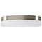 Nuvo Pi, 14 Inch LED Flush Mount, Brushed Nickel Finish, Frosted Etched Glass, CCT Selectable, 120V 62/560 - alternate 6